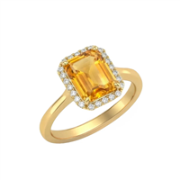 Anello Gazzola Gioielli Donna Amuleto in Oro giallo Quarzo AN-1233-16-2-9-13-CI-OT-N-DEF-VS